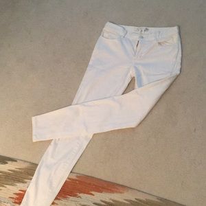 Trina Turk white skinny jeans